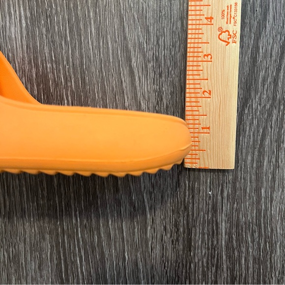 🤍 Wild Fable Womens Robbie Slide Sandals Orange Beach Slip on Size 6 🤍 - Picture 7 of 8